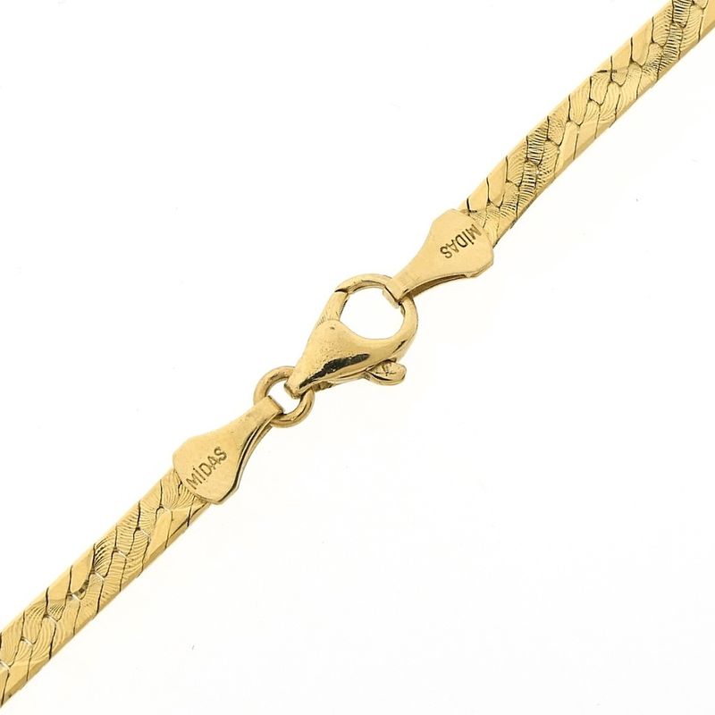 Image 5 of Gold Midas link chain with print