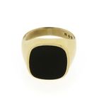 Image 7 of 8 carat large men's signet ring | Onyx
