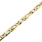 Image 7 of Two-tone gold fantasy link bracelet | 20.5 cm