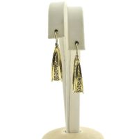 Vintage/antique gold hoop earrings | Ø 18.5 mm