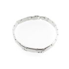 Image 1 of Silver matte link bracelet