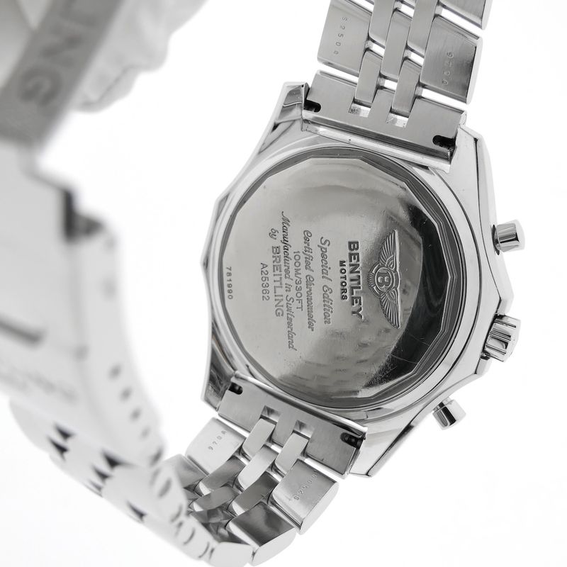 Image 7 of Breitling Bentley Motors 'Special Edition' A25362; Chronograph men's watch