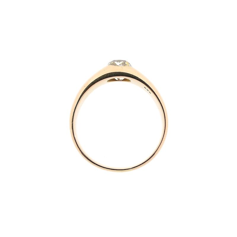 Image 8 of Rose gold solitaire ring with diamond