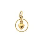 Image 1 of 18 carat gold pendant with heart