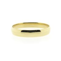 Gold wide slave bracelet | Ø 60mm