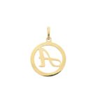 Image 5 of Gold pendant; Letter A