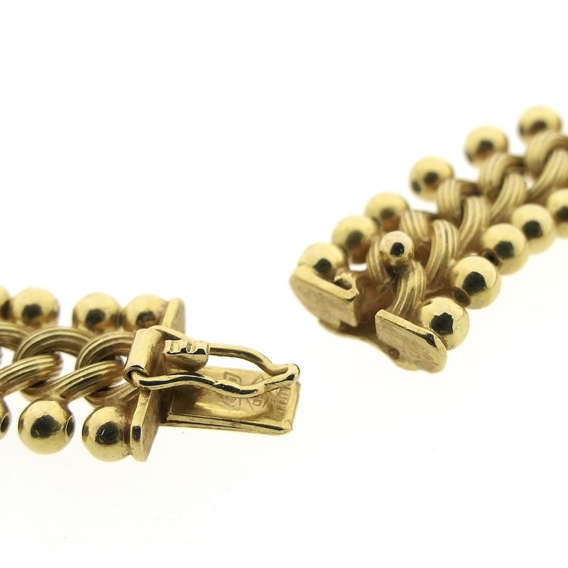 Image 4 of 18K Gold Fantasy Link Necklace | 44.5 cm