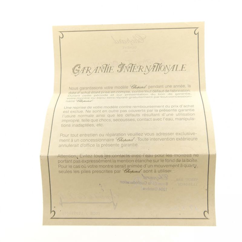 Image 11 of Gold Chopard bracelet with diamond; approx. 0.33 ct.