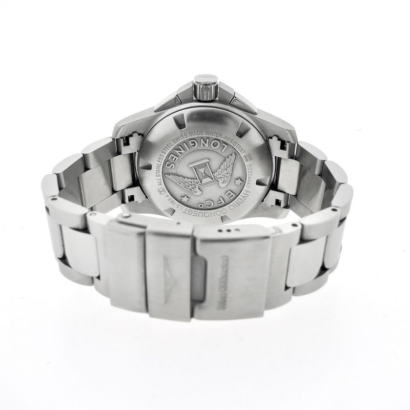 Image 13 of Longines Hydro Conquest L3.783.4; Automatic chronograph men's watch
