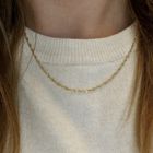 Image 7 of Gold twisted link chain | 46 cm