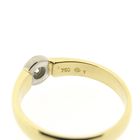 Image 6 of 18K Gold ring with diamond | 0.15 ct.