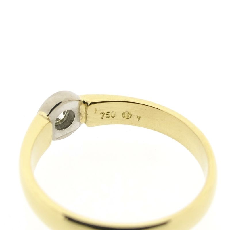 Image 6 of 18K Gold ring with diamond | 0.15 ct.