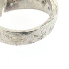 Image 7 of Artistic silver ring with gold lines