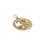 Image 3 of Gold zodiac sign pendant; Cancer | Fabiola