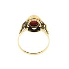 Image 4 of Gold ring with red coral | Antique