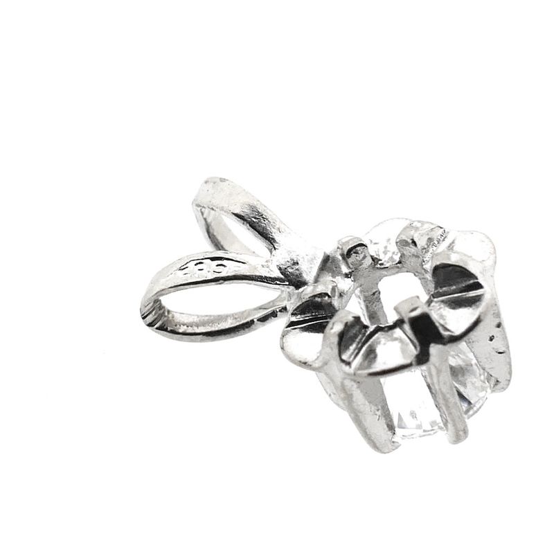 Image 9 of White gold pendant with diamond | 0.22 ct.