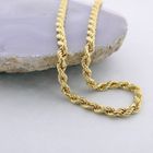 Image 2 of Gold twisted link chain | 45 cm