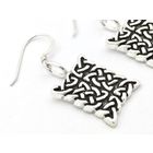 Image 2 of Silver earrings with a fantasy picture