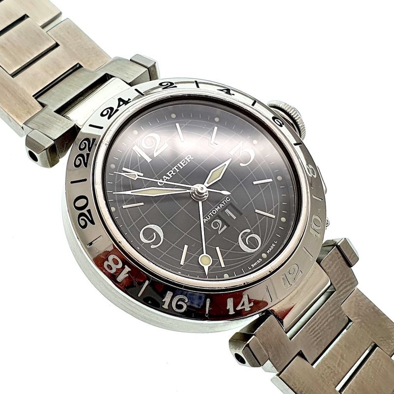 Image 3 of Cartier Pasha GMT; Automatic watch