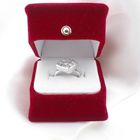 Image 3 of White gold ring with diamonds; LA DIVA