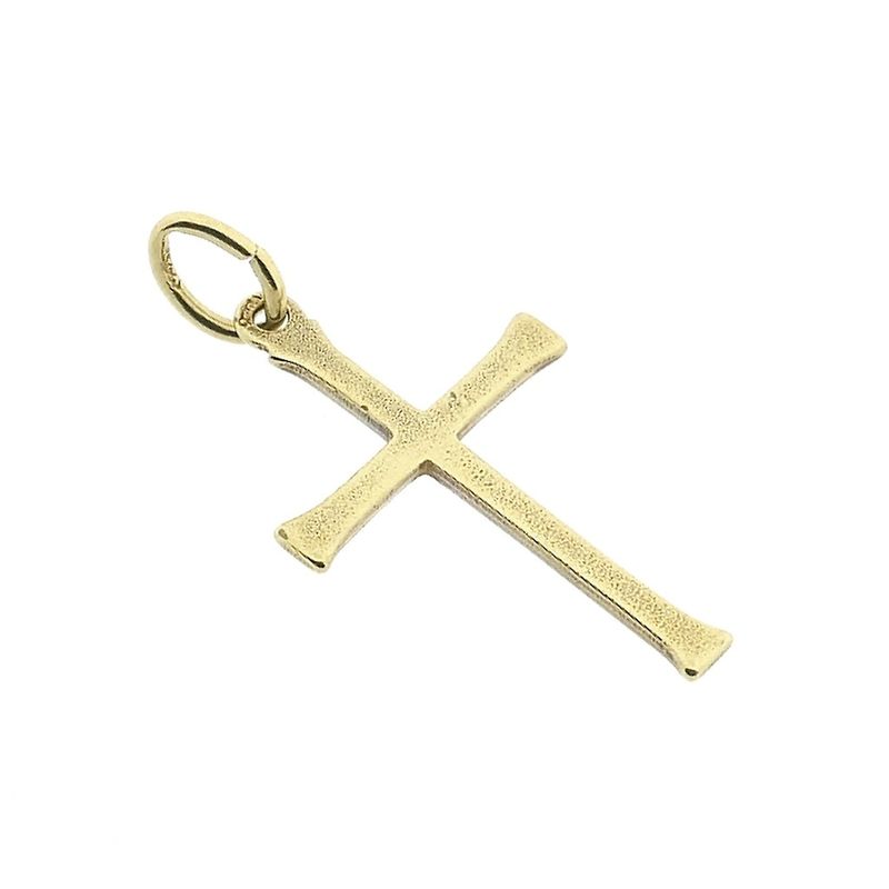 Image 2 of Gold pendant of a cross