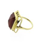 Image 5 of Vintage gold ring with carnelian.