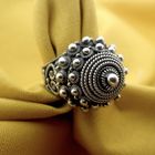 Image 9 of Silver ring with oriental design