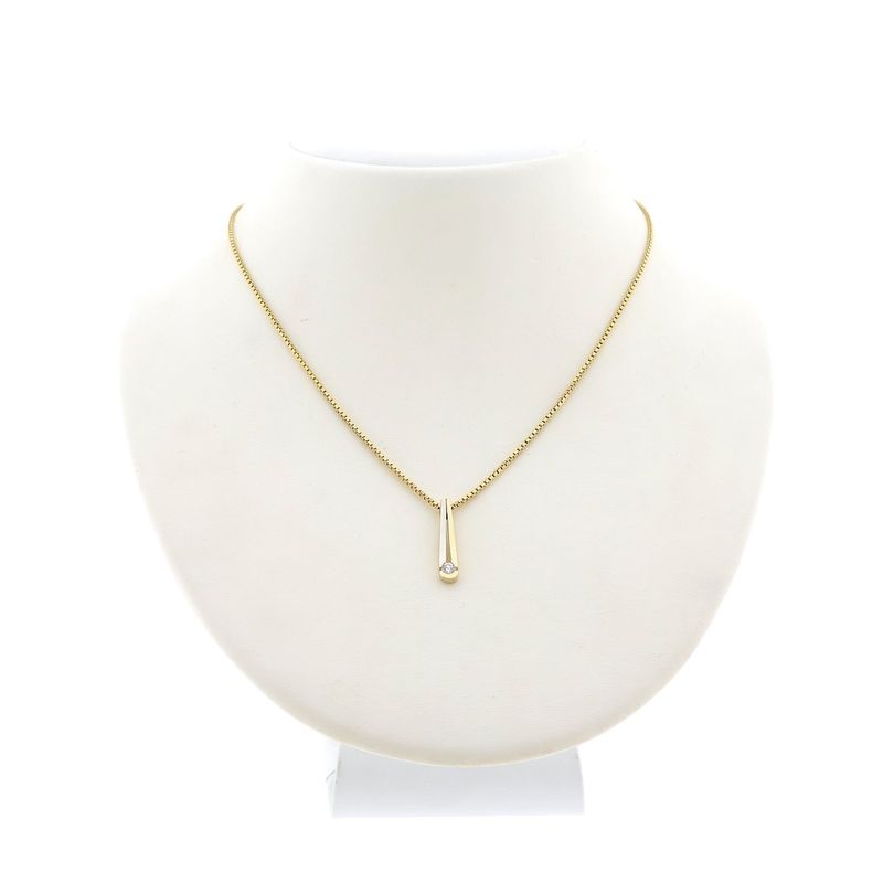 Image 7 of Two-tone fantasy pendant with diamond | 0.08 ct.