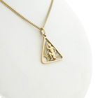 Image 7 of Gold pendant of the naturist symbol