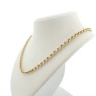 Image 3 of Gold jasseron link chain | 45 cm
