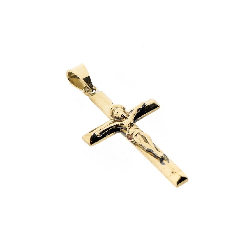 Image 3 of Gold pendant of a cross with corpus