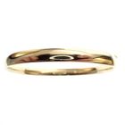 Image 2 of Gold smooth slave bracelet | Ø 63 mm