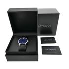 Image 16 of Movado Museum Classic; Automatic men's watch with blue dial; 0607565