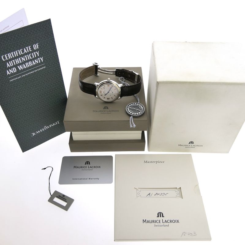 Image 13 of Maurice Lacroix Masterpiece 'Peseux Classic' MP7028; 18k gold/steel men's watch