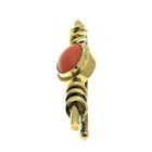 Image 4 of Antique gold brooch with blood coral