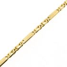 Image 9 of Gold closed Figaro link chain