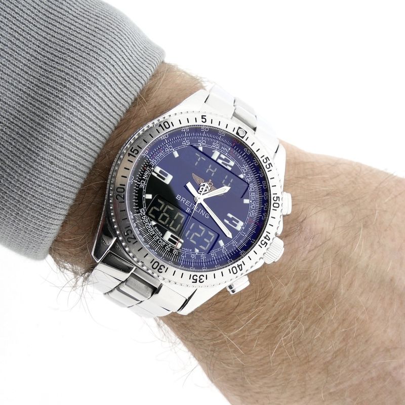 Image 12 of Breitling B-1; Men's pilot's watch