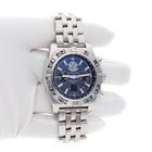 Image 10 of Breitling Chronomat 44 'Blue Impulse' Limited Edition AB01107E; Chronograph men's watch