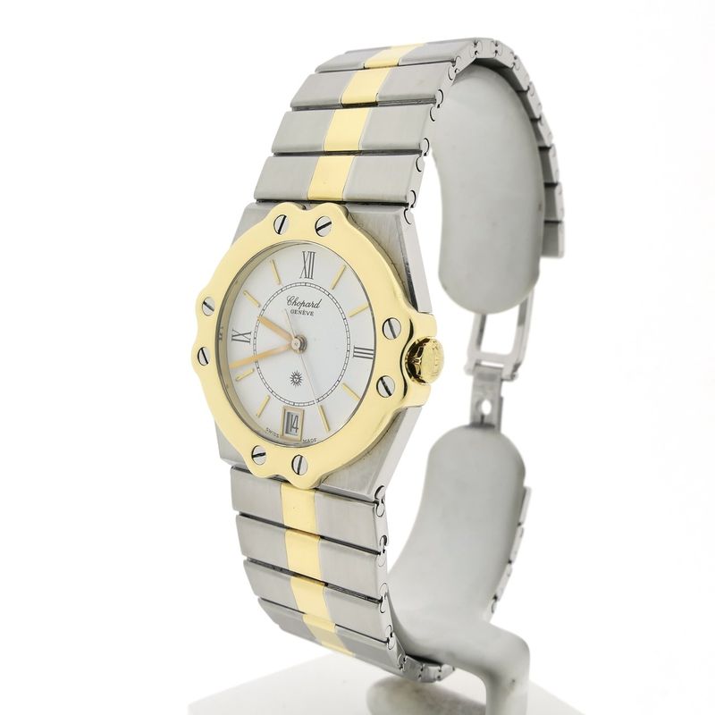 Image 18 of Chopard St. Moritz 8023; 18k gold/steel watch
