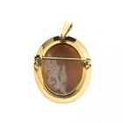 Image 4 of Antique gold brooch/pendant with cameo