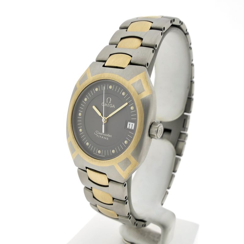 Image 2 of Omega Seamaster Polaris 3960981; 18k gold & titanium watch