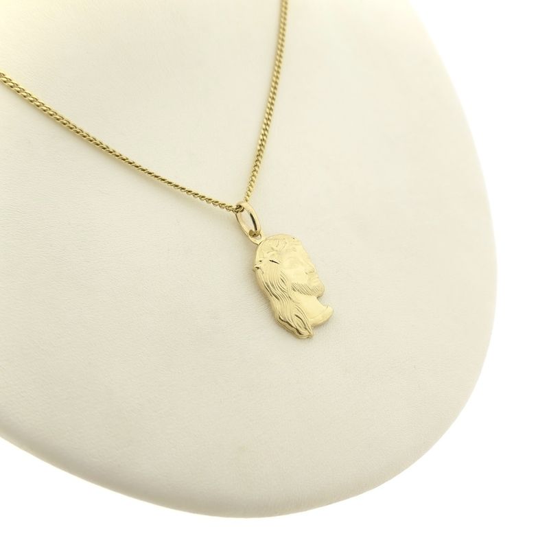 Image 11 of Gold pendant with the face of Jesus