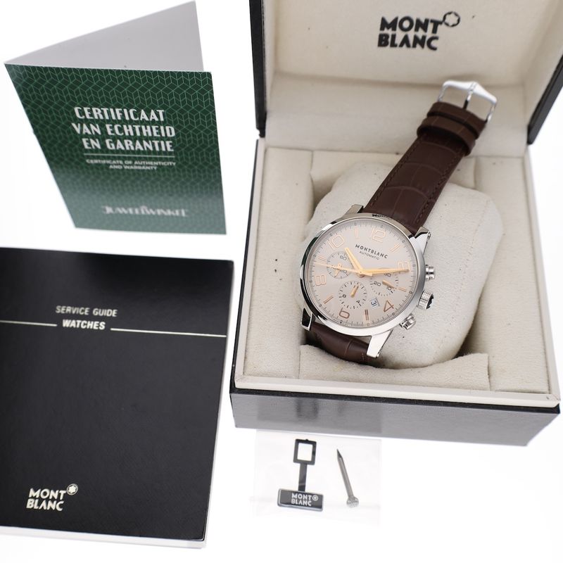 Image 4 of Montblanc Timewalker Chronograph 7069; Automatic men's watch