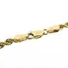 Image 5 of long gold twisted link necklace | 80 cm