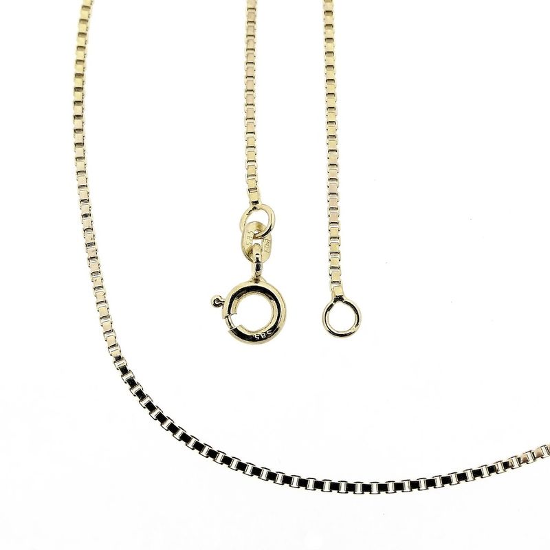 Image 1 of Golden Venetian link chain | 45 cm