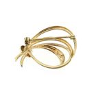 Image 3 of Vintage gold abstract brooch