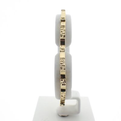 Image 2 of Gold raw link bracelet; Riitta Hakala | 18 cm