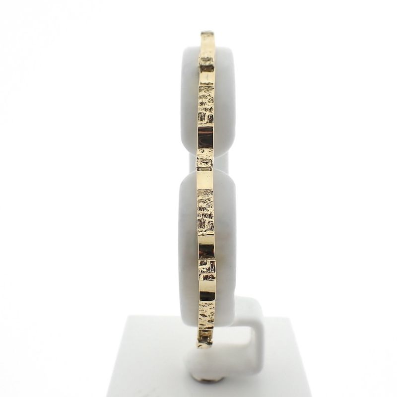 Image 2 of Gold raw link bracelet; Riitta Hakala | 18 cm