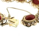 Image 7 of Antique gold bracelet with blood corals