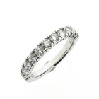 Image 1 of White gold ring with diamonds; 0.88 ct.